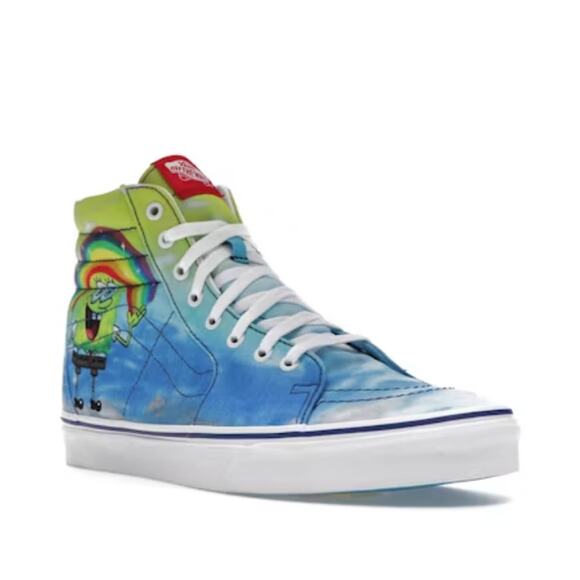 Vans Sk8-Hi Shoes SpongeBob SquarePants Imaginaaation Multi Unisex M6.5/W8 UK5.5 - Picture 2 of 12